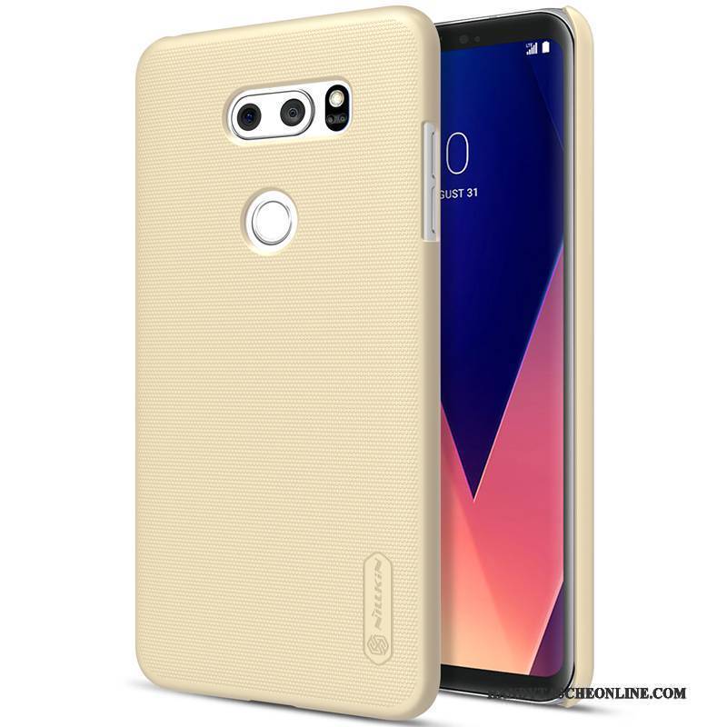 Hülle Lg V30 Kreativ Persönlichkeit Nubuck, Case Lg V30 Schutz Gold Schwer