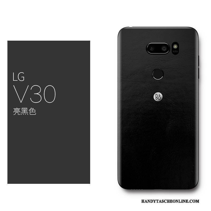 Hülle Lg V30 Kreativ Schlank Rot, Case Lg V30 Leder Handyhüllen