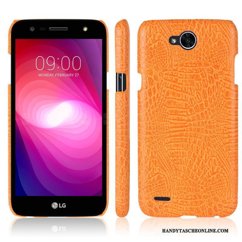 Hülle Lg X Power 2 Lederhülle Hellblau Neu, Case Lg X Power 2 Schutz Krokodilmuster Handyhüllen