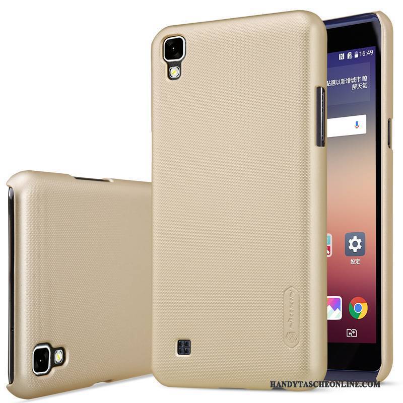 Hülle Lg X Power Schutz Rutschfest Schwer, Case Lg X Power Nubuck Gold