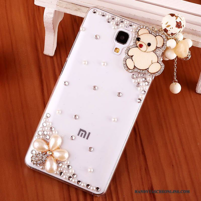 Hülle Mi 4 Strass Handyhüllen Mini, Case Mi 4 Schutz Trend Schwer