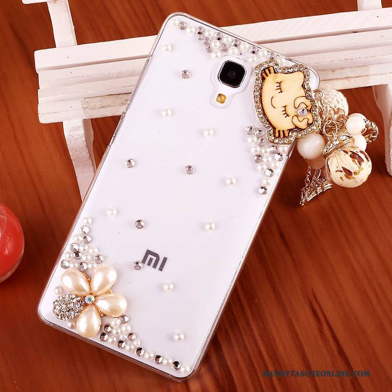 Hülle Mi 4 Strass Handyhüllen Mini, Case Mi 4 Schutz Trend Schwer