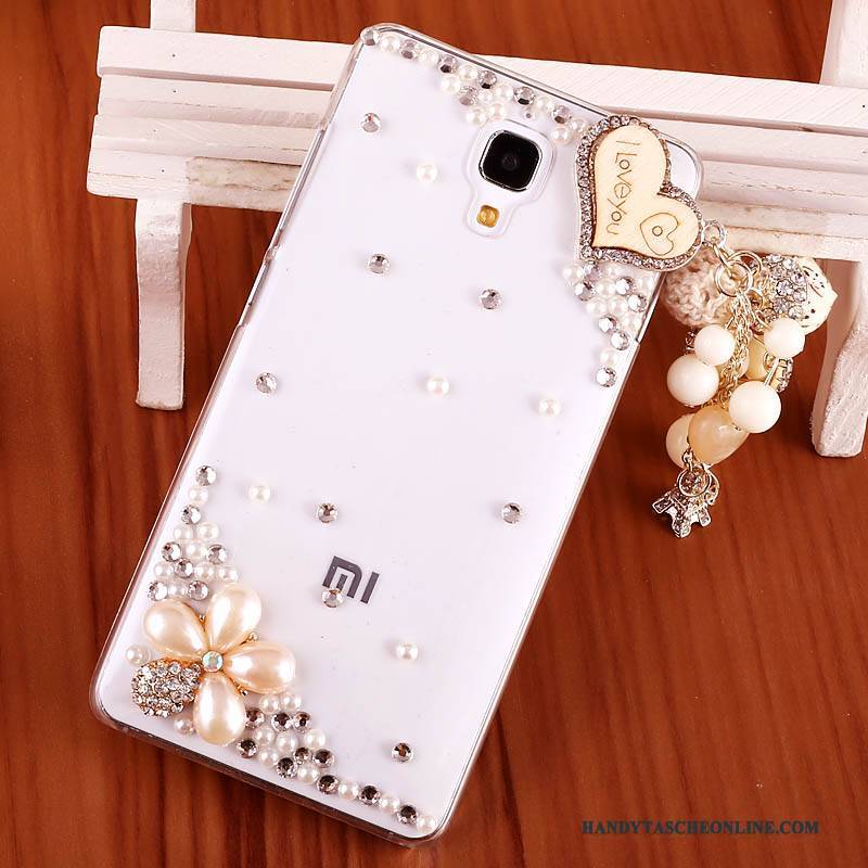 Hülle Mi 4 Strass Handyhüllen Mini, Case Mi 4 Schutz Trend Schwer