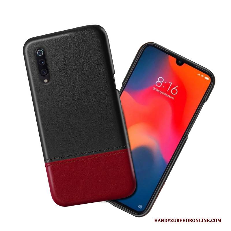 Hülle Mi 9 Lite Leder Anti-sturz Business, Case Mi 9 Lite Lederhülle Neu Trend