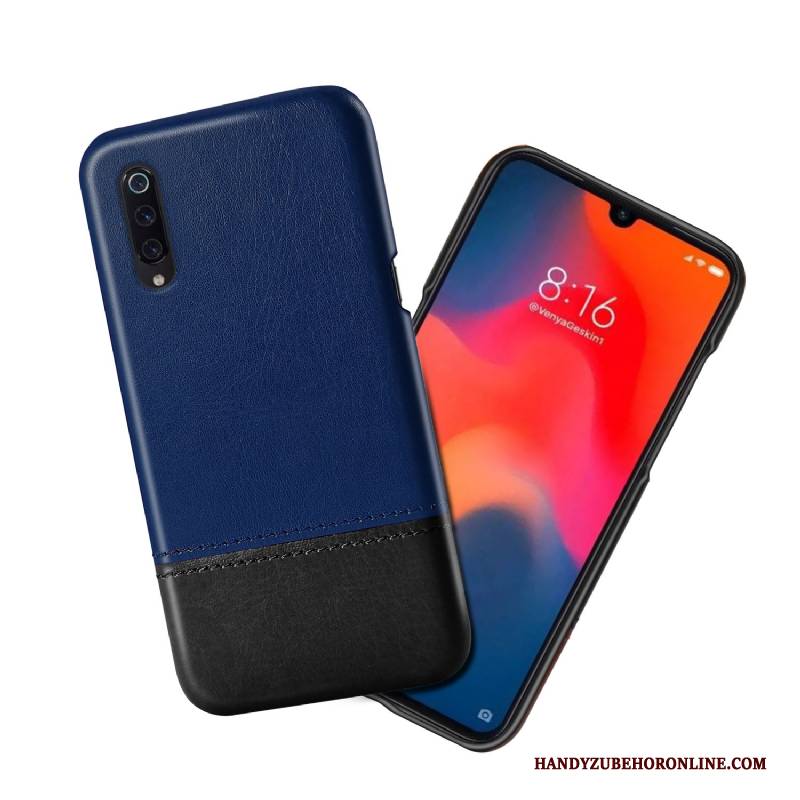 Hülle Mi 9 Lite Leder Anti-sturz Business, Case Mi 9 Lite Lederhülle Neu Trend