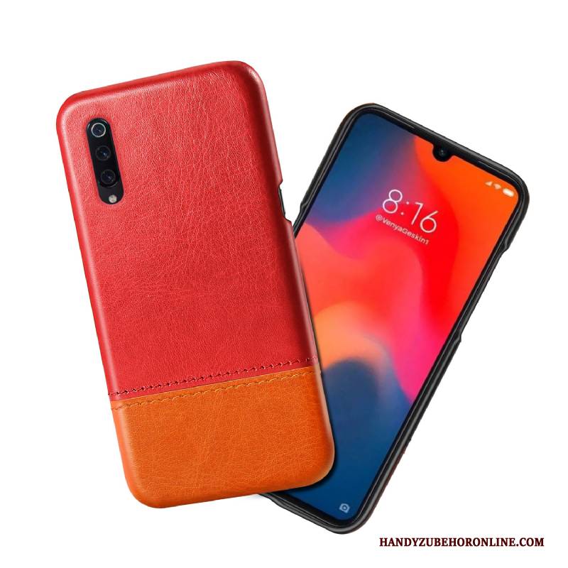 Hülle Mi 9 Lite Leder Anti-sturz Business, Case Mi 9 Lite Lederhülle Neu Trend