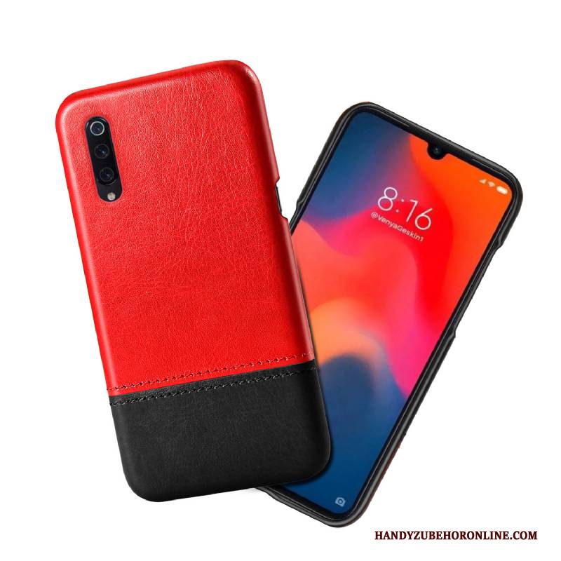 Hülle Mi 9 Lite Leder Anti-sturz Business, Case Mi 9 Lite Lederhülle Neu Trend