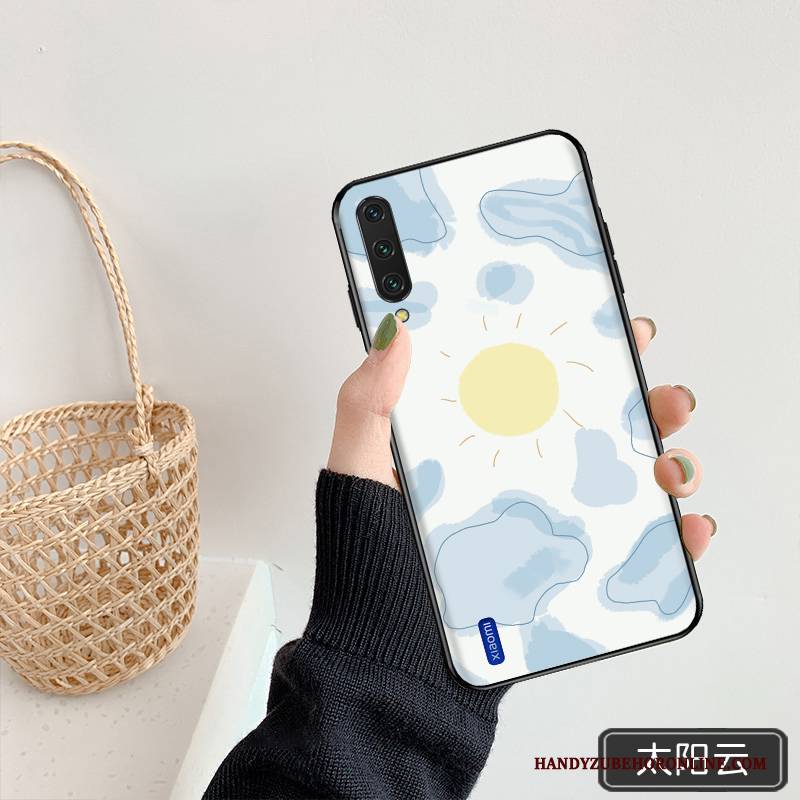 Hülle Mi 9 Lite Taschen High-end Wind, Case Mi 9 Lite Mode Handyhüllen Grün