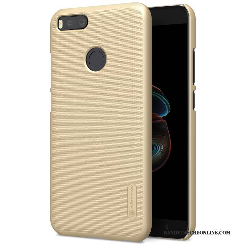 Hülle Mi A1 Schutz Weiß Rutschfest, Case Mi A1 Gold Mini