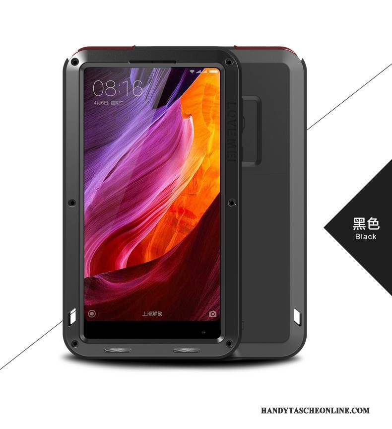 Hülle Mi Max 2 Metall Anti-sturz Handyhüllen, Case Mi Max 2 Taschen Drei Verteidigungen Mini