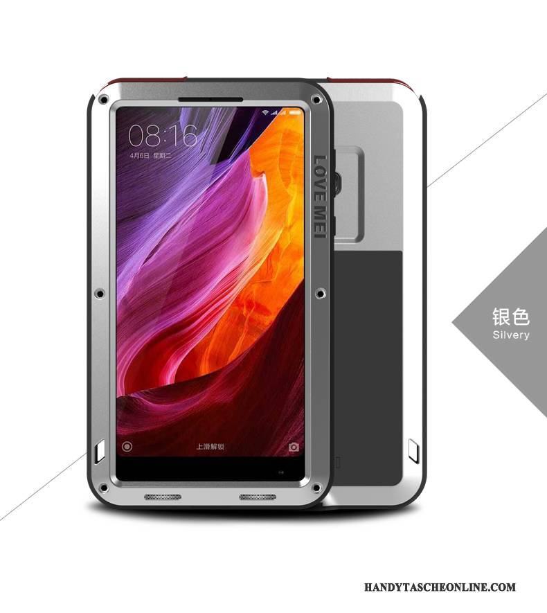 Hülle Mi Max 2 Metall Anti-sturz Handyhüllen, Case Mi Max 2 Taschen Drei Verteidigungen Mini