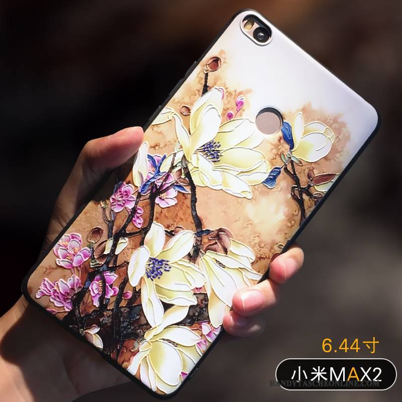 Hülle Mi Max 2 Silikon Persönlichkeit Trend, Case Mi Max 2 Taschen Handyhüllen Gelb