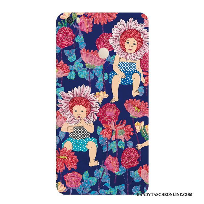 Hülle Mi Max 2 Taschen Persönlichkeit Blumen, Case Mi Max 2 Schutz Wind Mini