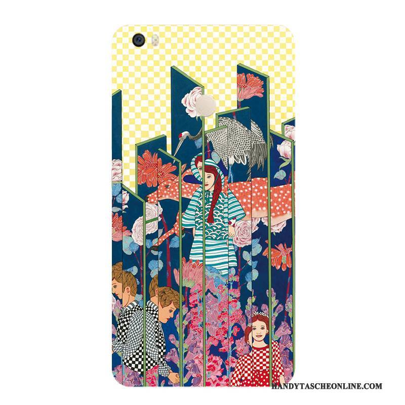 Hülle Mi Max 2 Taschen Persönlichkeit Blumen, Case Mi Max 2 Schutz Wind Mini