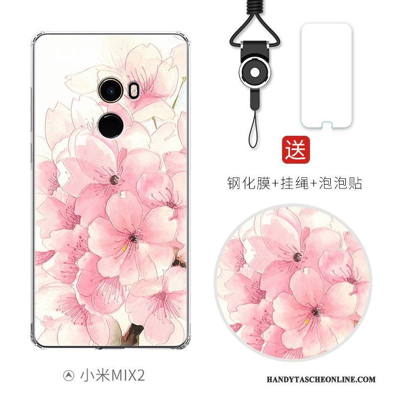 Hülle Mi Mix 2 Karikatur Mini Handyhüllen, Case Mi Mix 2 Taschen Anti-sturz Ballon