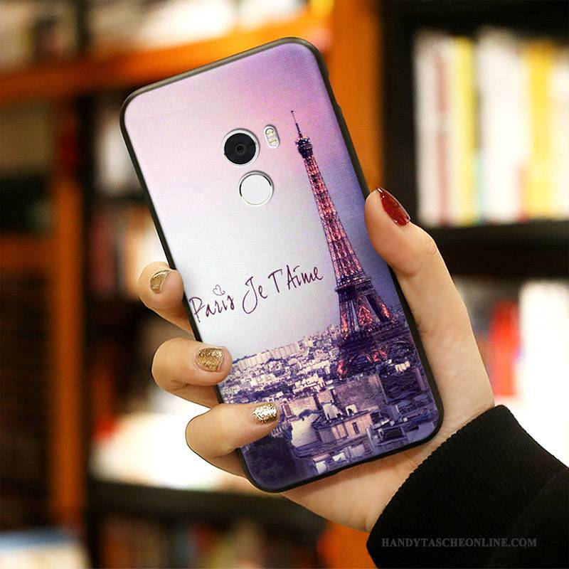 Hülle Mi Mix 2 Kreativ Persönlichkeit Anti-sturz, Case Mi Mix 2 Farbe Mini Handyhüllen