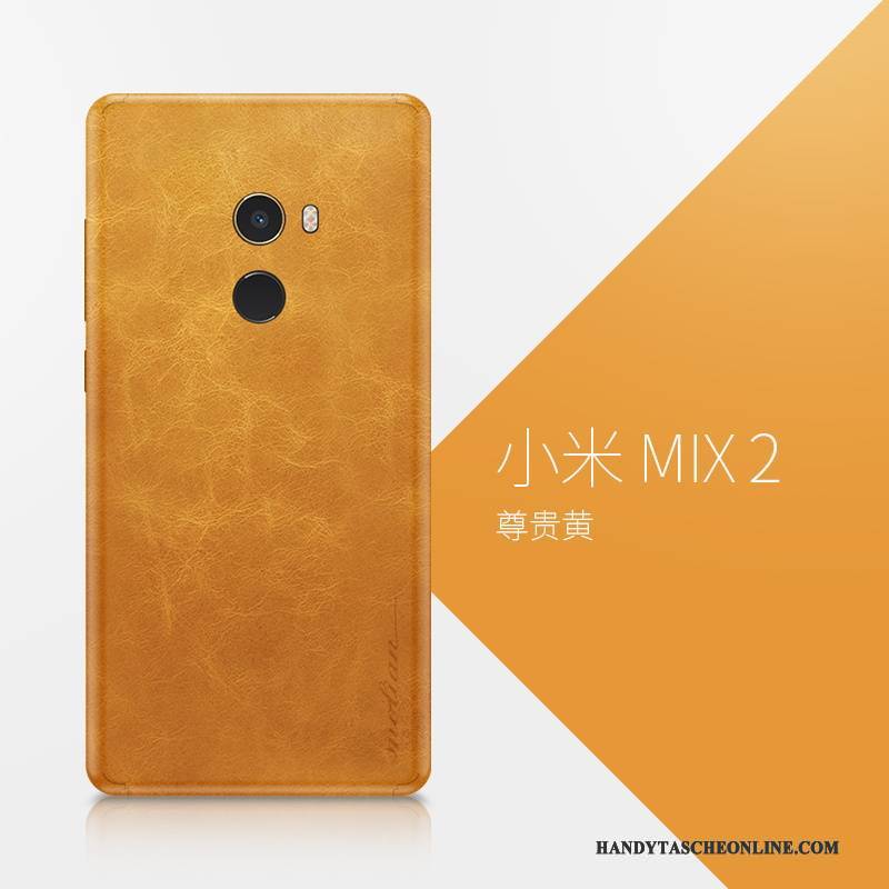 Hülle Mi Mix 2 Schutz Persönlichkeit Gelb, Case Mi Mix 2 Kreativ Mini Handyhüllen