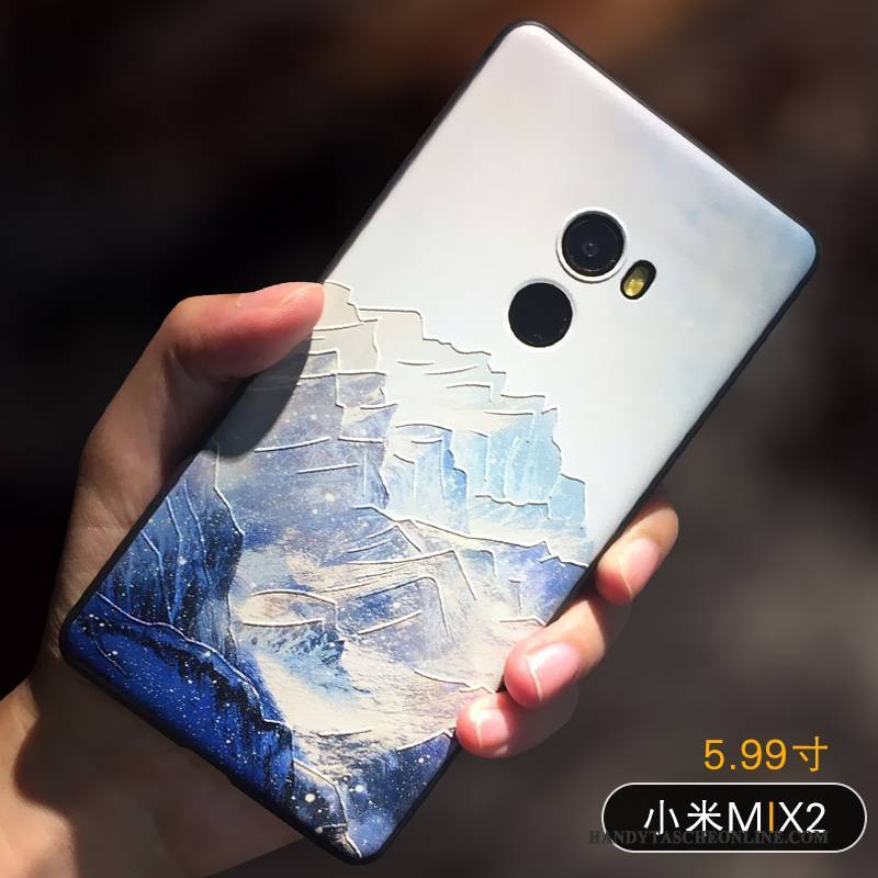 Hülle Mi Mix 2 Silikon Persönlichkeit Trend, Case Mi Mix 2 Kreativ Mini Anti-sturz