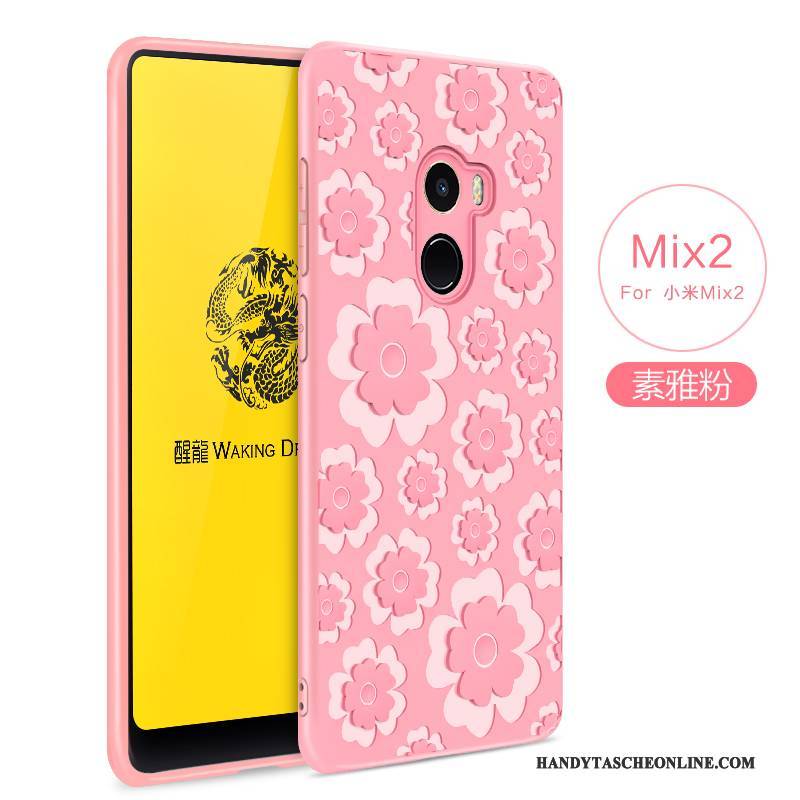 Hülle Mi Mix 2 Weiche Anti-sturz Mini, Case Mi Mix 2 Taschen Rosa