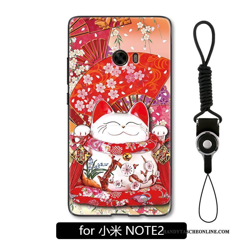 Hülle Mi Note 2 Farbe Nette Reichtum, Case Mi Note 2 Karikatur Katzen Festlich