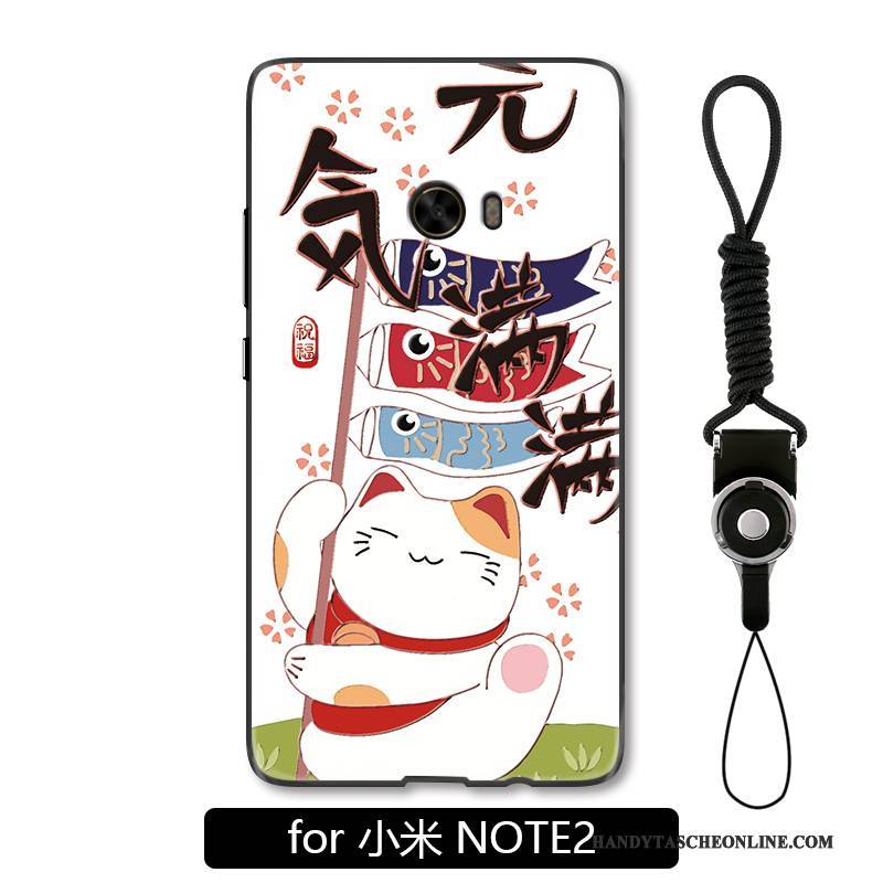 Hülle Mi Note 2 Farbe Nette Reichtum, Case Mi Note 2 Karikatur Katzen Festlich