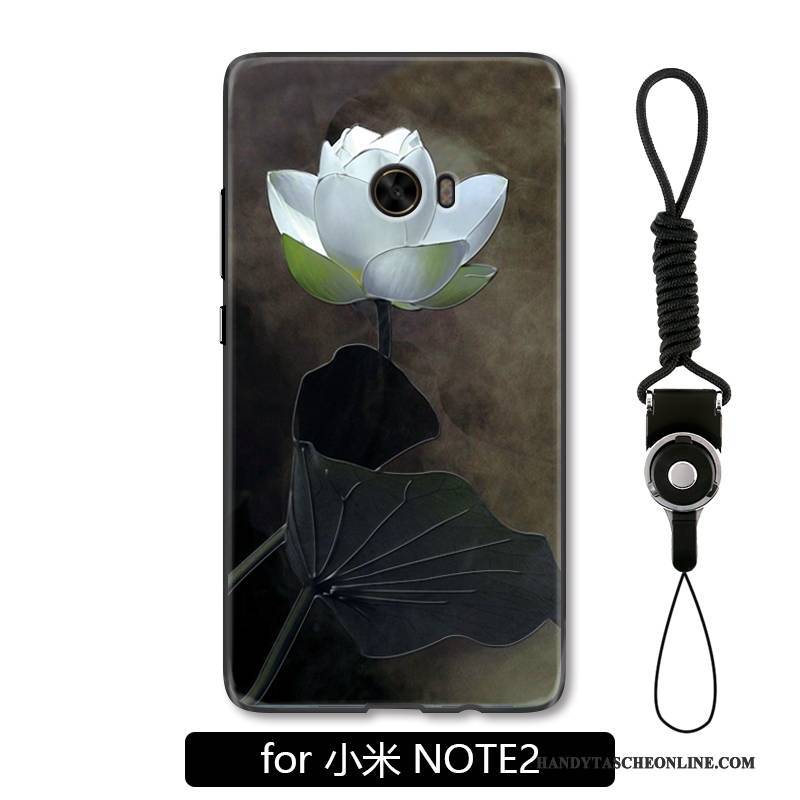 Hülle Mi Note 2 Luxus Handyhüllen Blumen, Case Mi Note 2 Schutz Chinesische Art Mini