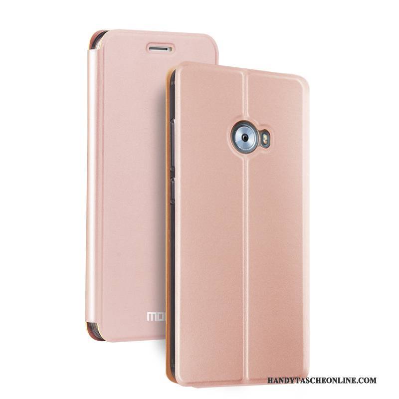 Hülle Mi Note 2 Taschen Anti-sturz Rosa, Case Mi Note 2 Lederhülle Handyhüllen Mini