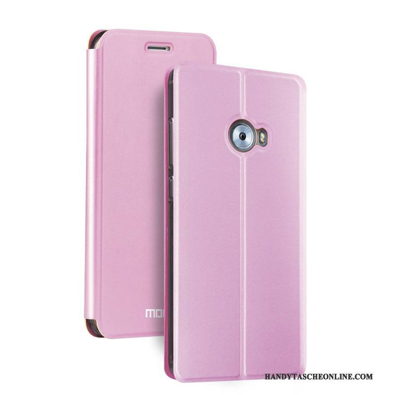 Hülle Mi Note 2 Taschen Anti-sturz Rosa, Case Mi Note 2 Lederhülle Handyhüllen Mini