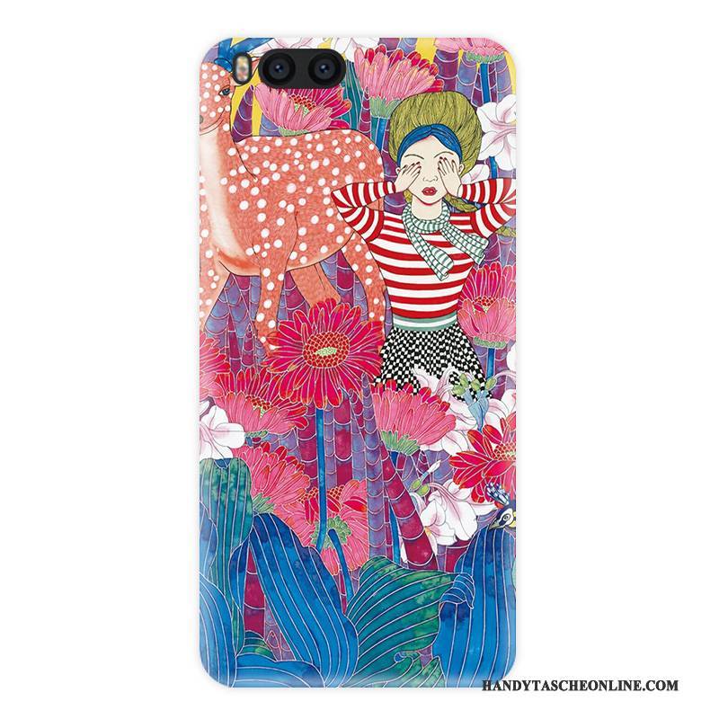 Hülle Mi Note 3 Taschen Handyhüllen Streifen, Case Mi Note 3 Schutz Blumen Wind