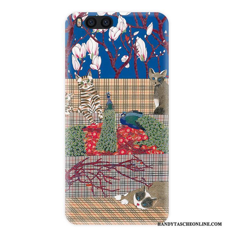 Hülle Mi Note 3 Taschen Handyhüllen Streifen, Case Mi Note 3 Schutz Blumen Wind