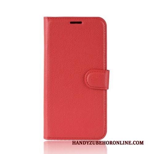 Hülle Moto E6 Plus Lederhülle Trend Muster, Case Moto E6 Plus Schutz Handyhüllen Litchi