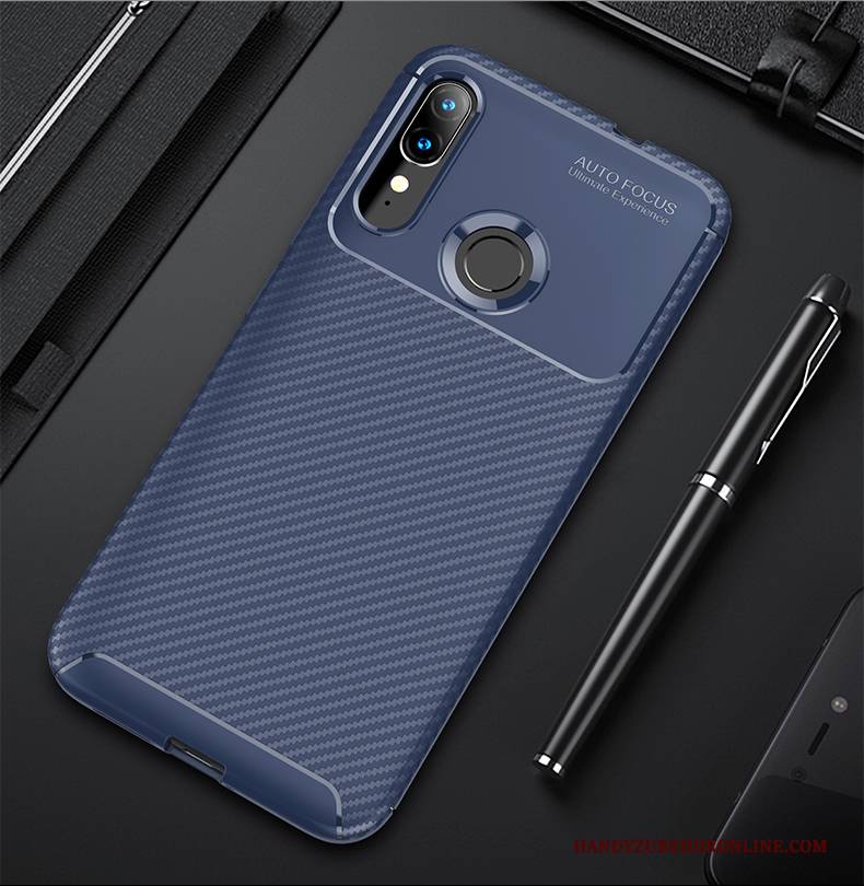 Hülle Moto E6 Plus Schutz Handyhüllen Business, Case Moto E6 Plus Taschen Blau Persönlichkeit