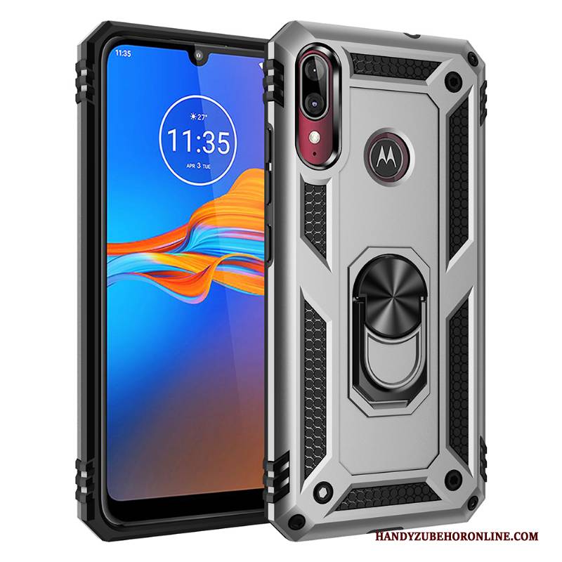 Hülle Moto E6 Plus Taschen An Bord Magnetismus, Case Moto E6 Plus Schwer Handyhüllen