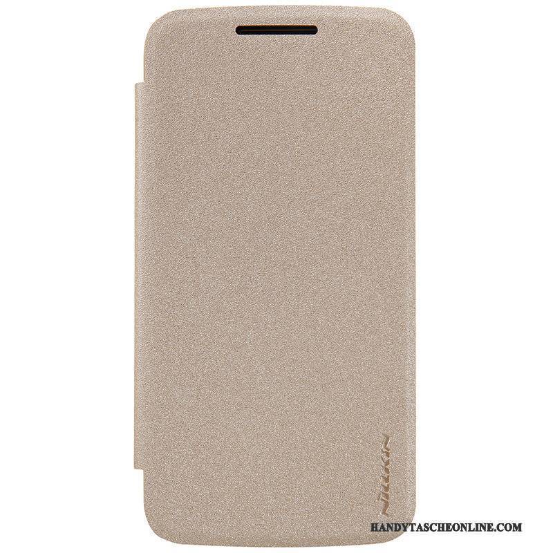 Hülle Moto G4 Play Lederhülle Gold Weiß, Case Moto G4 Play Schutz Handyhüllen