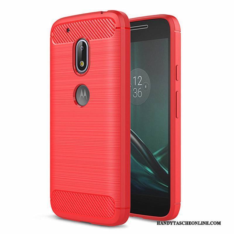 Hülle Moto G4 Play Schutz Rot Handyhüllen, Case Moto G4 Play Weiche