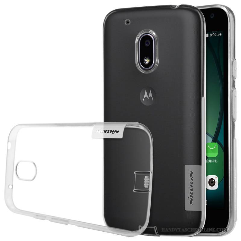 Hülle Moto G4 Play Weiche Anti-sturz Gold, Case Moto G4 Play Schutz Handyhüllen Transparent