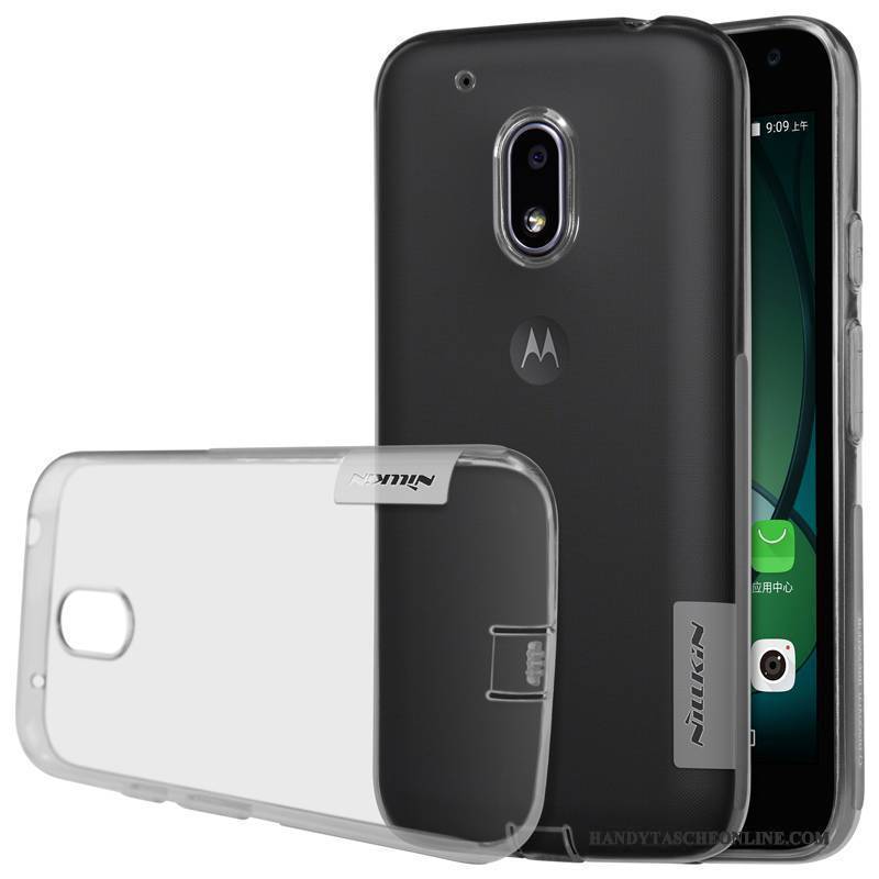 Hülle Moto G4 Play Weiche Anti-sturz Gold, Case Moto G4 Play Schutz Handyhüllen Transparent