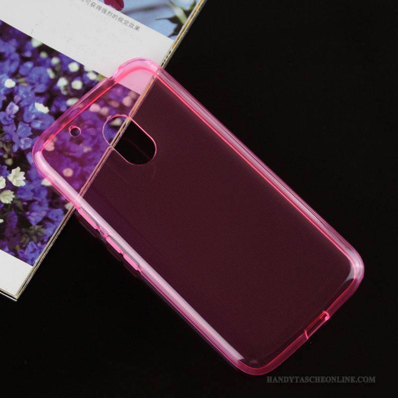 Hülle Moto G4 Play Weiche Rutschfest Lila, Case Moto G4 Play Schutz Transparent Handyhüllen