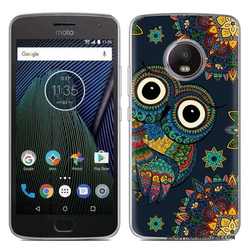 Hülle Moto G5 Kreativ Neu Handyhüllen, Case Moto G5 Weiche Schwarz Schlussverkauf