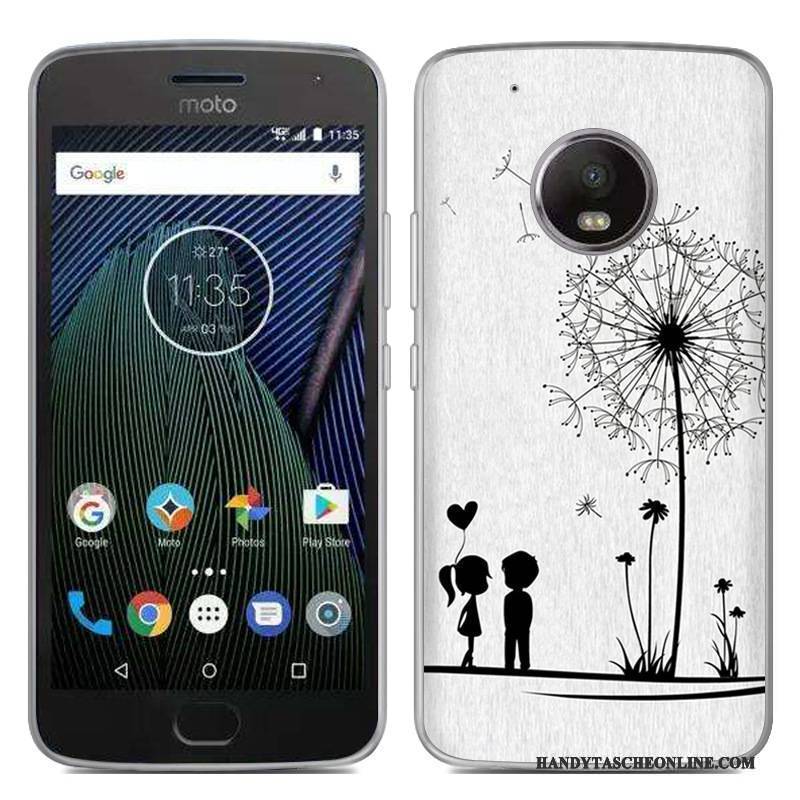 Hülle Moto G5 Kreativ Neu Handyhüllen, Case Moto G5 Weiche Schwarz Schlussverkauf