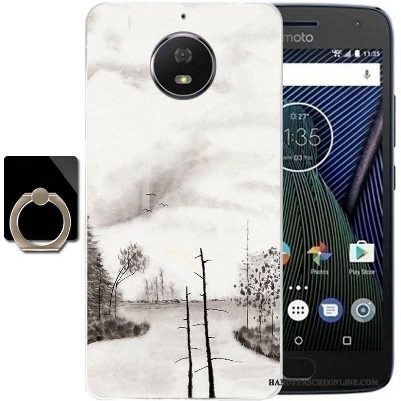 Hülle Moto G5 Plus Schutz Anti-sturz Grau, Case Moto G5 Plus Handyhüllen