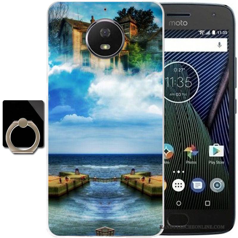 Hülle Moto G5 Plus Schutz Schwarz Anti-sturz, Case Moto G5 Plus Weiche Handyhüllen