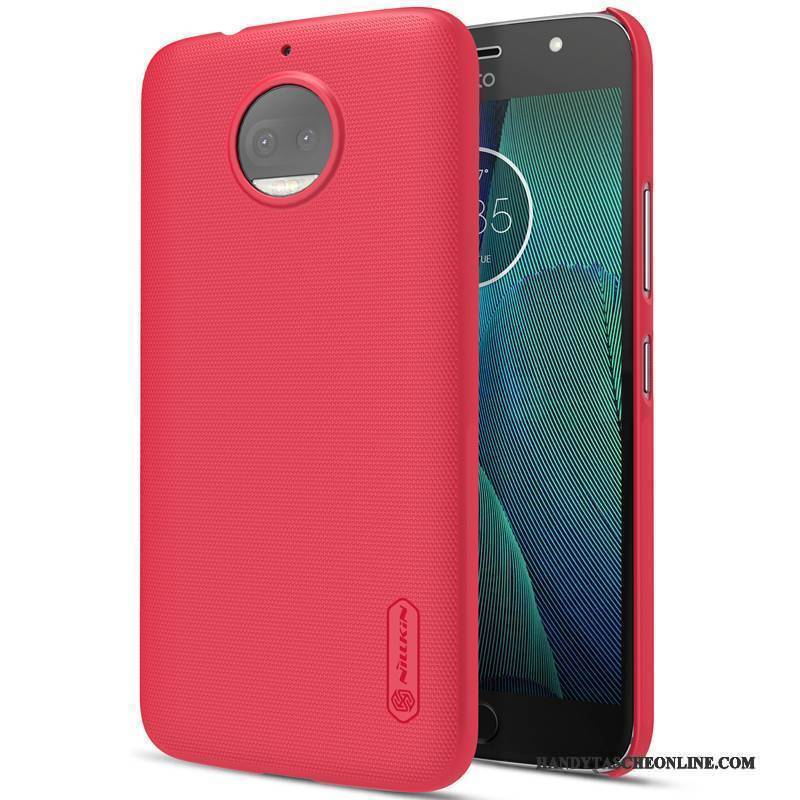 Hülle Moto G5 Plus Schutz Schwer Handyhüllen, Case Moto G5 Plus Gelb Nubuck