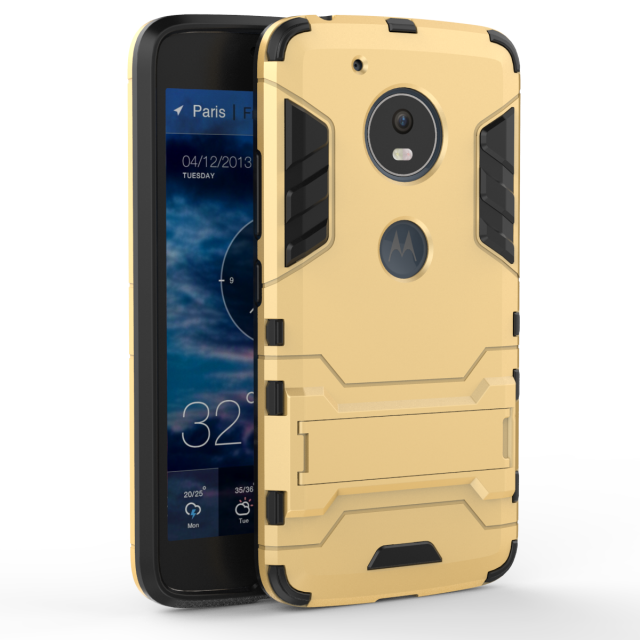 Hülle Moto G5 Schutz Handyhüllen Gold, Case Moto G5 Silikon