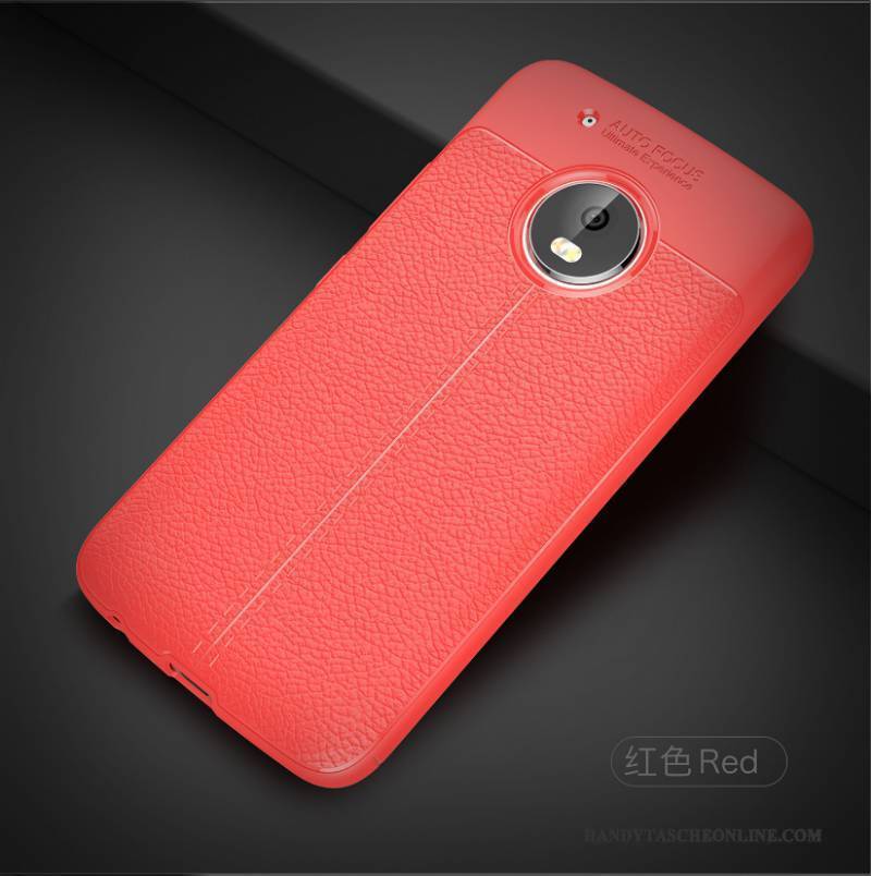 Hülle Moto G5 Schutz Rot Anti-sturz, Case Moto G5 Taschen