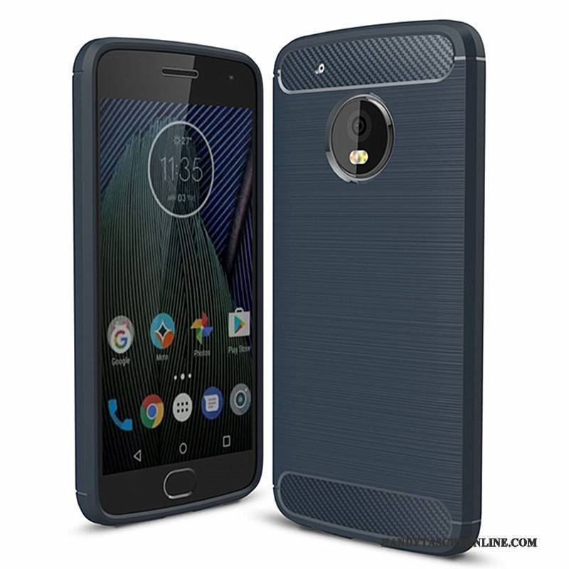 Hülle Moto G5 Weiche Faser Grün, Case Moto G5 Silikon Handyhüllen