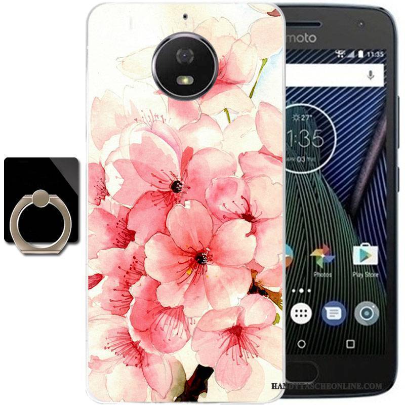 Hülle Moto G5s Plus Schutz Handyhüllen Rosa, Case Moto G5s Plus Anti-sturz