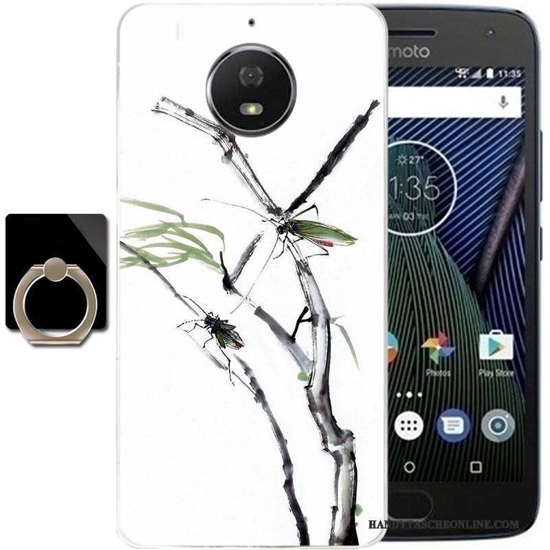 Hülle Moto G5s Plus Schutz Rosa Handyhüllen, Case Moto G5s Plus Silikon Anti-sturz Frisch