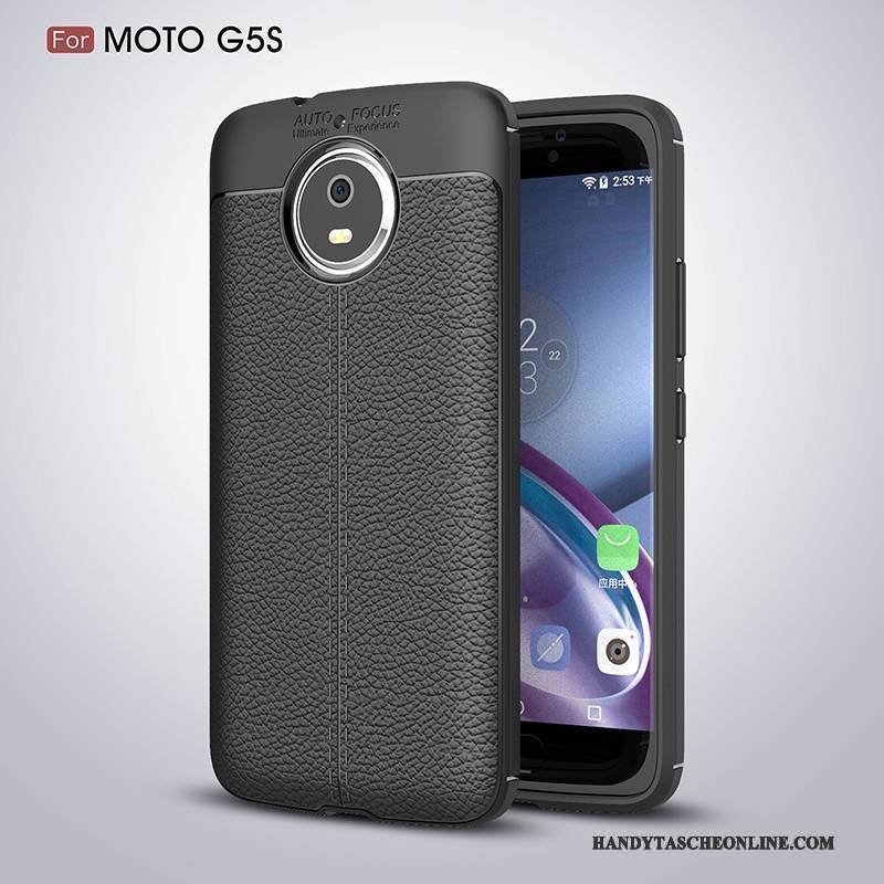 Hülle Moto G5s Silikon Anti-sturz Handyhüllen, Case Moto G5s Taschen Grün