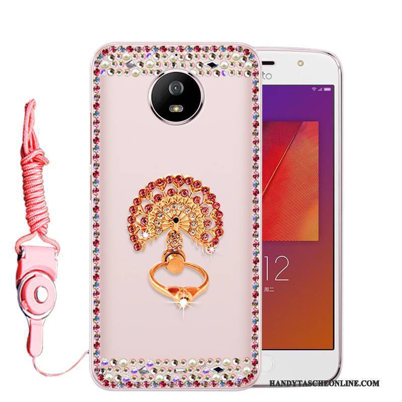 Hülle Moto G5s Strass Dunkelgrün Grün, Case Moto G5s Taschen Anti-sturz Handyhüllen